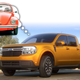 Illustration for article titled The 2022 Ford Maverick Hybrid Pickup Truck And An Old VW Beetle Share At Least One Technical Quirk